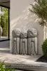 Product image 1 of the product “Group of Three Young Monks, 55 cm Height, Natural Stone ”